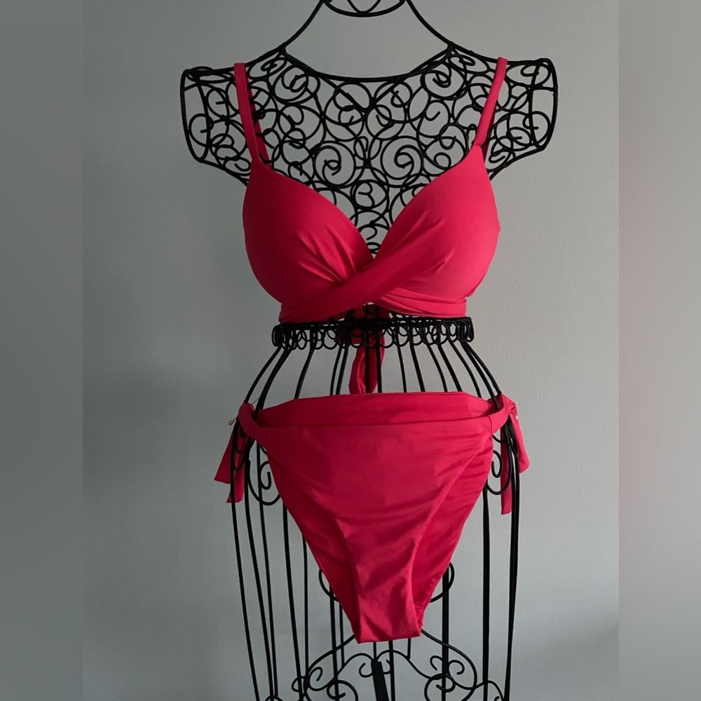 Calzedonia hot pink bikini